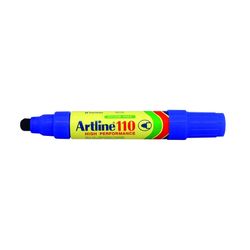 Artline 110 Permanent Marker 4mm Bullet Nib Blue Box 6