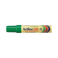 Artline 110 Permanent Marker 4mm Bullet Nib Green Box 6
