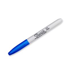Sharpie Permanent Marker Fine Bullet Blue - Sold Each (12 per Box)