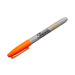 Sharpie Permanent Marker Fine Bullet Neon Orange Box 12