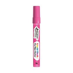 Texta Liquid Chalk Marker Dry Wipe Pink 4mm - Sold Each (12 per Box)