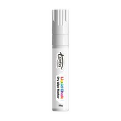 Texta Liquid Chalk Marker Dry Wipe White 15mm - Sold Each (12 per Box)