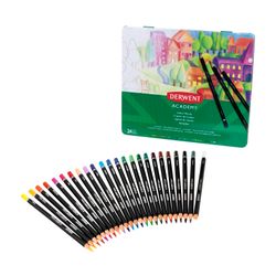 Derwent Academy Coloured Pencils Assorted Pack 24