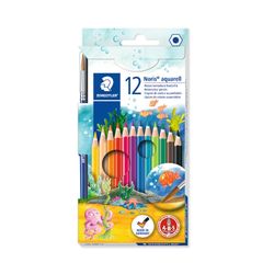 Staedtler Noris Aquarell Watercolour Pencils Assorted Box 12