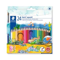 Staedtler Noris Aquarell Watercolour Pencils Assorted Box 24
