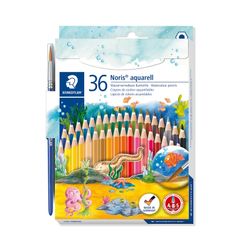 Staedtler Noris Aquarell Watercolour Pencils Assorted Box 36