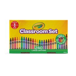 Crayola Classpack Crayons Assorted Colours Box 240