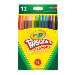 Crayola Twistable Crayon Assorted Colours Pack 12
