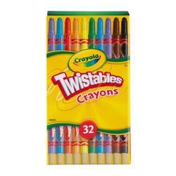 Crayola Twistable Crayon Deskpack Assorted Colours Pack 32