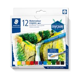 Staedtler Watercolour Crayons Box Of 12 Assorted Colours 223 C12