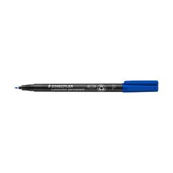 Staedtler Lumocolor Permanent Fine Marker 318 Blue Box 10