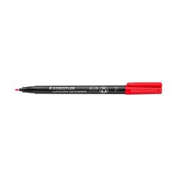 Staedtler Lumocolor Permanent Fine Marker 318 Red Box 10