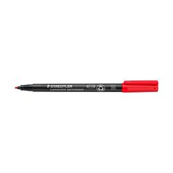 Staedtler Lumocolor Permanent Medium Marker 317 Red Box 10