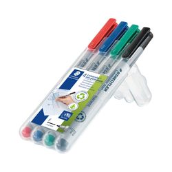 Staedtler Lumocolor Non Permanent Fine Marker 316 Wallet 4