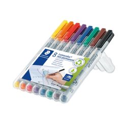 Staedtler Lumocolor Non Permanent Fine Marker 316 Wallet 8
