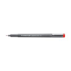 Staedtler Pigment Liner 0.5mm Red 308 05-2 Box 10
