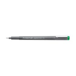 Staedtler Pigment Liner 0.5mm Green 308 05-5 Box 10
