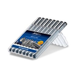 Staedtler Pigment Liner Wallet Of 8 Line Widths 308 SB8