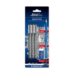 Staedtler Pigment Liner Artist Set 308 SBK3P