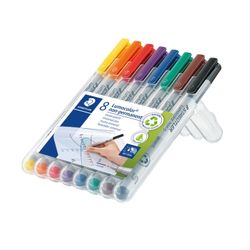 Staedtler Lumocolor Non Permanent Super Fine Marker 311 Wallet 8