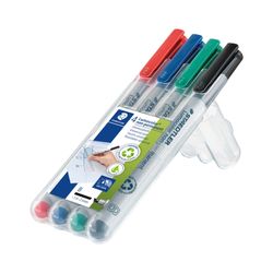 Staedtler Lumocolor Non Permanent Broad Marker 312 Wallet 4