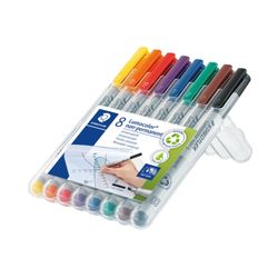 Staedtler Lumocolor Non Permanent Broad Marker 312 Wallet 8