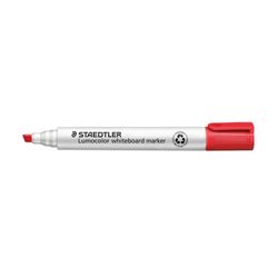 Staedtler Lumocolor 351B Whiteboard Marker Chisel Red - Sold Each (10 per box)