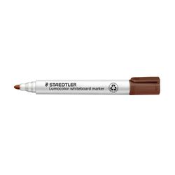 Staedtler Lumocolor 351 Whiteboard Marker Bullet Brown - Sold Each (10 per box)