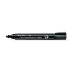 Staedtler 350 Permanent Marker Chisel Black - Sold Each (10 per Box)