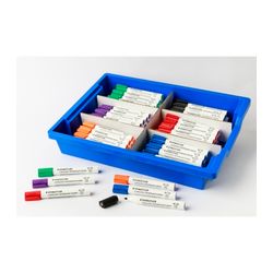 Staedtler Lumocolor 351 Whiteboard Marker Bullet 6 Assorted Colours Pack 90