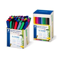 Staedtler Noris 307 Writing Pen Assorted Colours Box 50