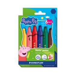 Staedtler Peppa Pig Noris Junior Coloured Fibre-tip Pens Box of 6