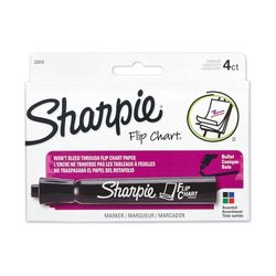 Sharpie Flipchart Marker Bullet Business Assorted Pack 4