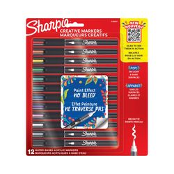 Sharpie Creative Acrylic Brush Markers Pack 12