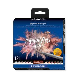 Staedtler Pigment Arts Brush Pen 371 Portrait Colours 12 Pieces