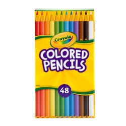 Crayola Coloured Pencils Deskpack Assorted Colours Pack 48