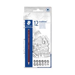 Staedtler Tradition Pencil 110 Assorted Grades Box 12