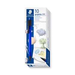 Staedtler Graphite Mechanical Pencil 777 0.5mm Blue Barrel Box 10
