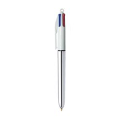 Bic Colour Silver Shine Retractable Ballpoint Pen Medium Sold