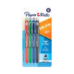 Paper Mate InkJoy Gel Pens 0.7mm Business Assorted Pack 4