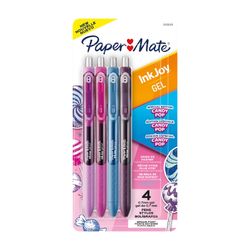 Paper Mate InkJoy Gel Pens 0.7mm Candy Pop Assorted Pack 4