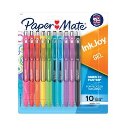 Paper Mate InkJoy Gel Pens 0.7mm Assorted Pack 10