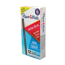 Paper Mate Write Bros Ballpoint Pen Black Box 12