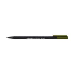 Staedtler Triplus 334 Fineliner Pen Olive Green Box 10