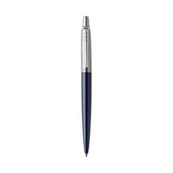 Parker Ballpoint Pen Jotter Royal Blue Barrel Chrome Trim Blue Ink