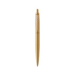 Parker Ballpoint Pen Jotter XL Monochrome Gold Barrel Gold Trim Blue Ink