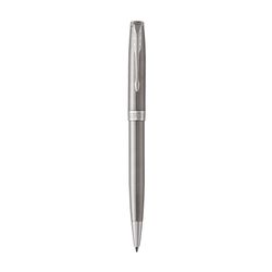 Parker Ballpoint Pen Sonnet Stainless Steel Barrel Chrome Trim Black Ink