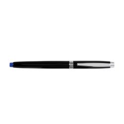 Artline Signature Rollerball Pen Onyx 0.7mm Black Barrel Blue Ink Each