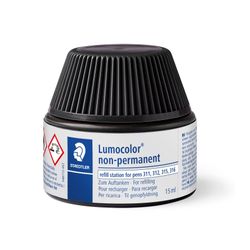 Staedtler Lumocolor Non-Permanent Refill Pot 487 15 Black Each