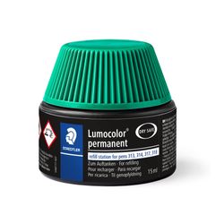 Staedtler Lumocolor Permanent Refill Pot 487 17 Green Each